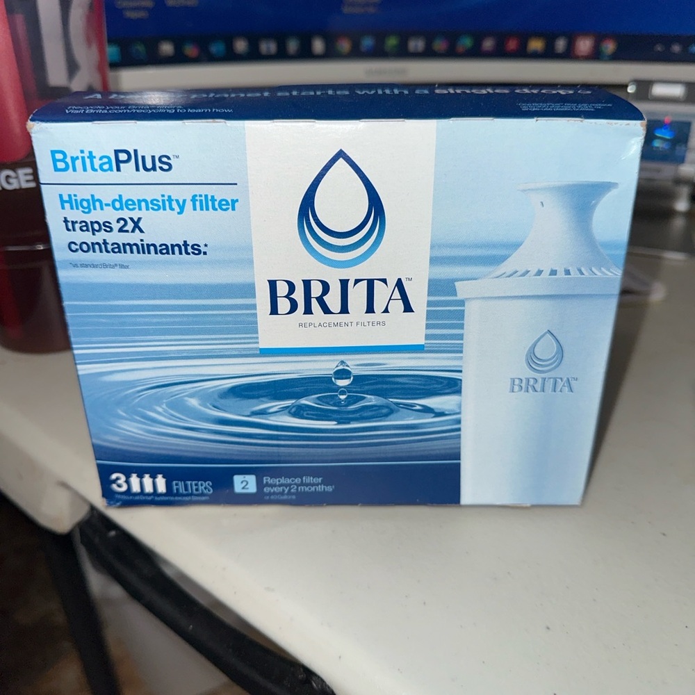 BritaPlus Replacement Water Filters – 3 Pack – New Sealed (new in box unsealed)